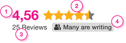 Example of Escort Advisor's new scoring system